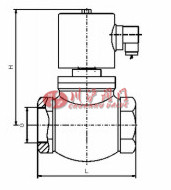 高溫蒸汽電磁閥結構圖