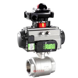 氣動兩片式球閥 產品圖片