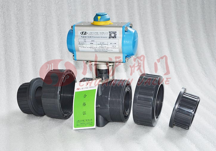 氣動(dòng)塑料球閥圖片